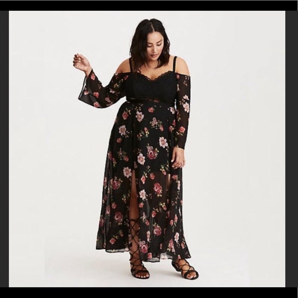 ISO TORRID Black Maxi Romper Sz 14 or 16